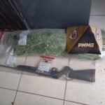 Polícia Militar de Meio Ambiente apreende armas de fogo durante operação ambiental em Chapada Gaúcha