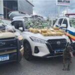 Divinópolis – PM combate o tráfico internacional de drogas e apreende mais de 350 pacotes de maconha e derivados