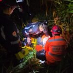 O Corpo de Bombeiros Militar de Unaí atendeu uma ocorrência de colisão frontal na rodovia LMG-628.